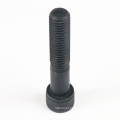 Black hexagon socket head cap screws half thread